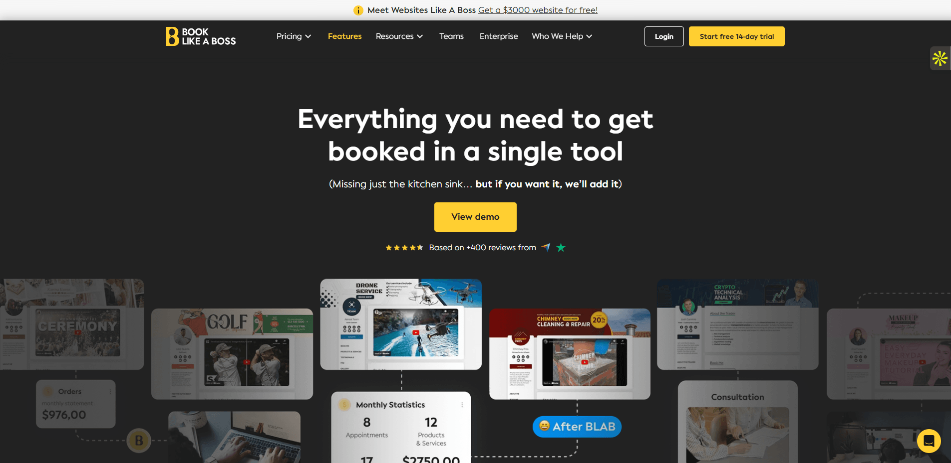 Le logiciel Book Like A Boss Ltd Blab