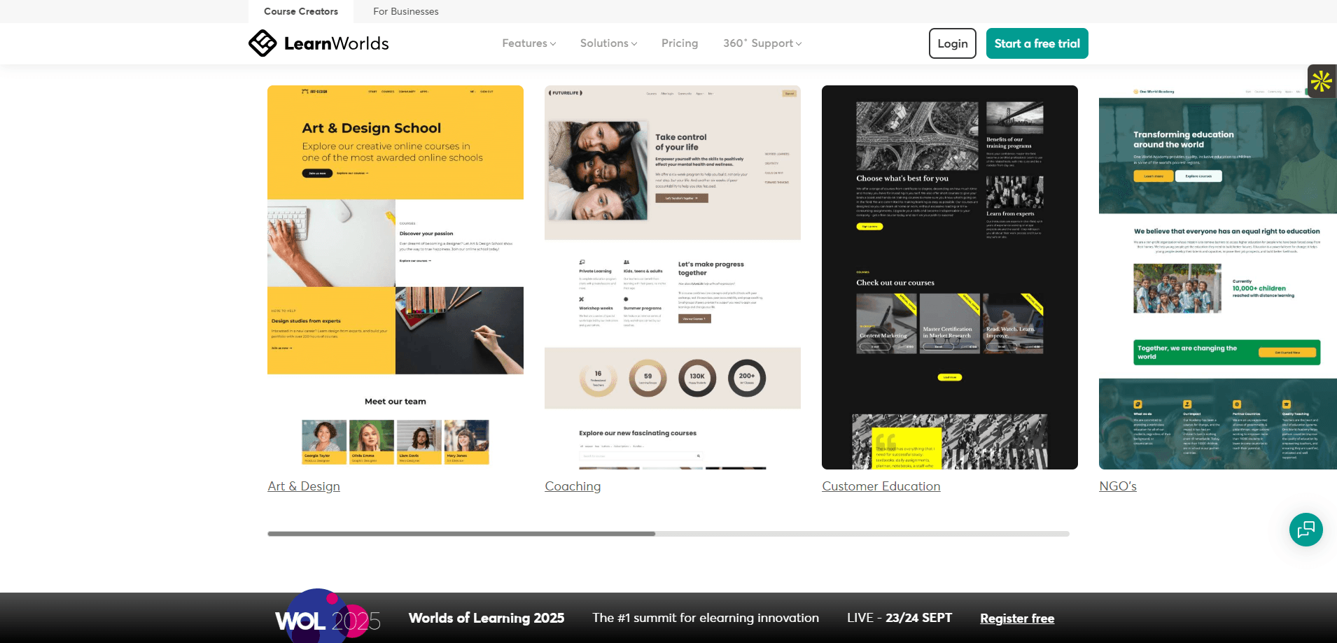 Le logiciel LearnWorlds LearnWorlds