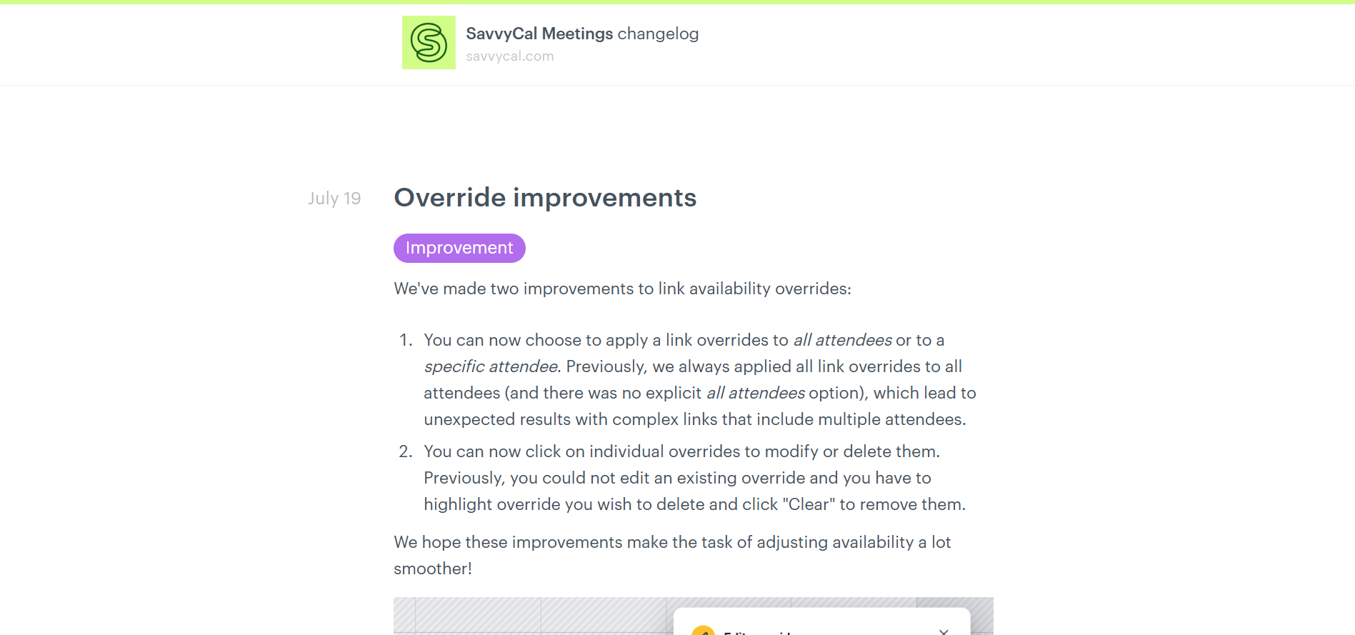 Le logiciel savvycal SavvyCal