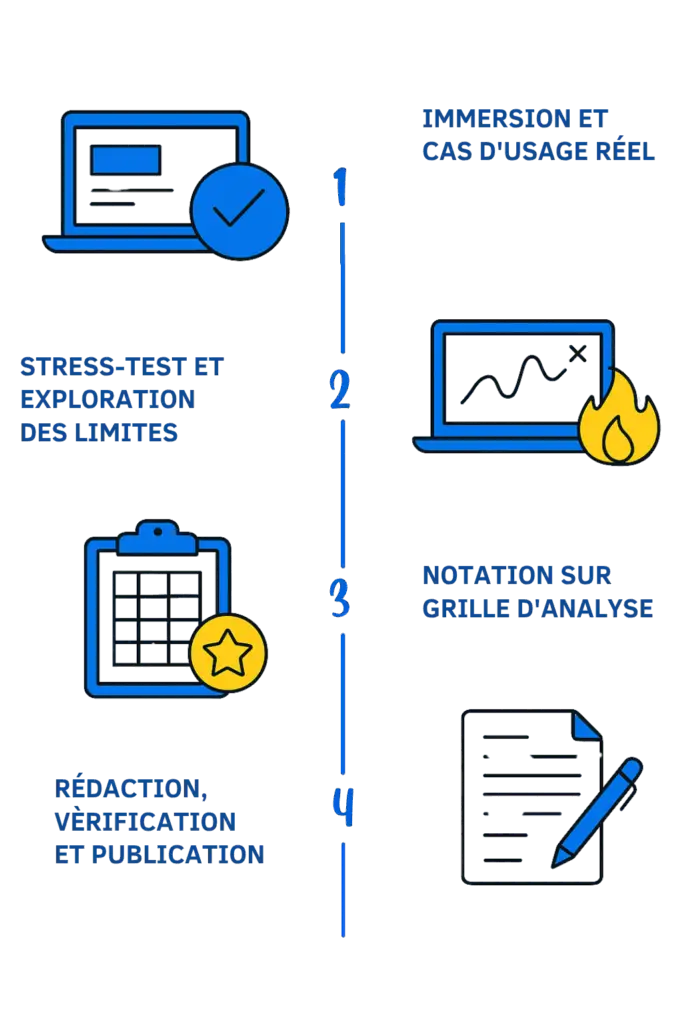 Process de test des logiciels sur Saask